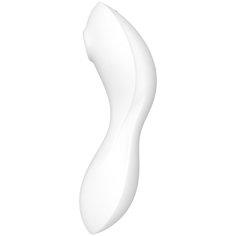 SATISFYER - CURVY TRINITY 5 AIR PULSE STIMULATOR & VIBRATOR APP WEISS - Sexotim