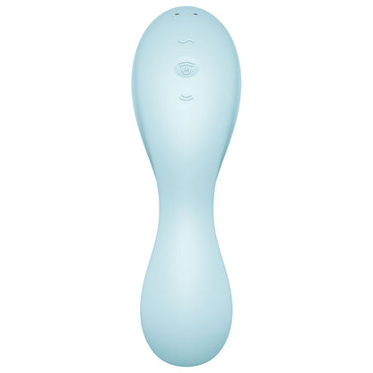 SATISFYER - CURVY TRINITY 5 AIR PULSE STIMULATOR & VIBRATOR APP BLAU / WEISS - Sexotim