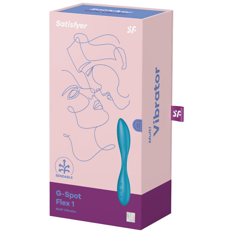 SATISFYER - G-SPOT FLEX 1 MULTIVIBRATOR BLAU - Sexotim
