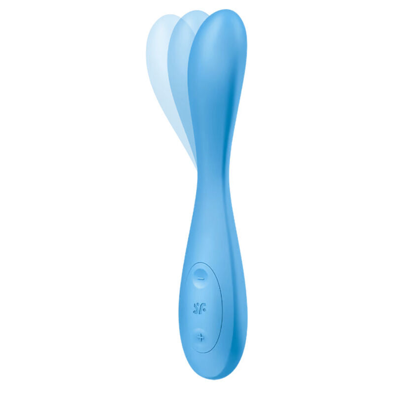 SATISFYER - G-SPOT FLEX 4+ MULTI VIBRATOR APP BLAU - Sexotim