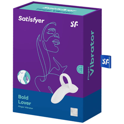 SATISFYER - BOLD LOVER FINGERVIBRATOR WEISS / PINK - Sexotim