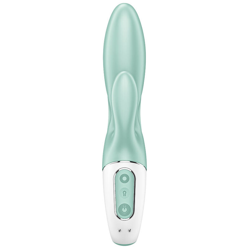 SATISFYER - AIR PUMP BUNNY 5+ AUFBLASBARE KANINCHENVIBRATOR-APP GRÜN - Sexotim