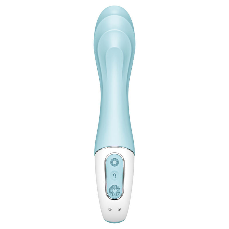 SATISFYER - AIR PUMP VIBRATOR 5+ AUFBLASBARE G-SPOT-VIBRATOR-APP BLAU - Sexotim