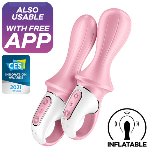 SATISFYER - AIR PUMP BOOTY 5+ AUFBLASBARER ANALVIBRATOR ROSA - Sexotim