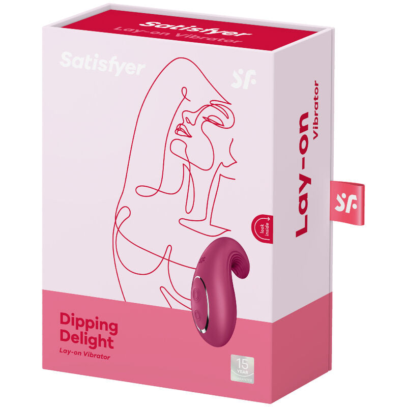 SATISFYER - DIPPING DELIGHT AUFLEGVIBRATOR BLAU - Sexotim