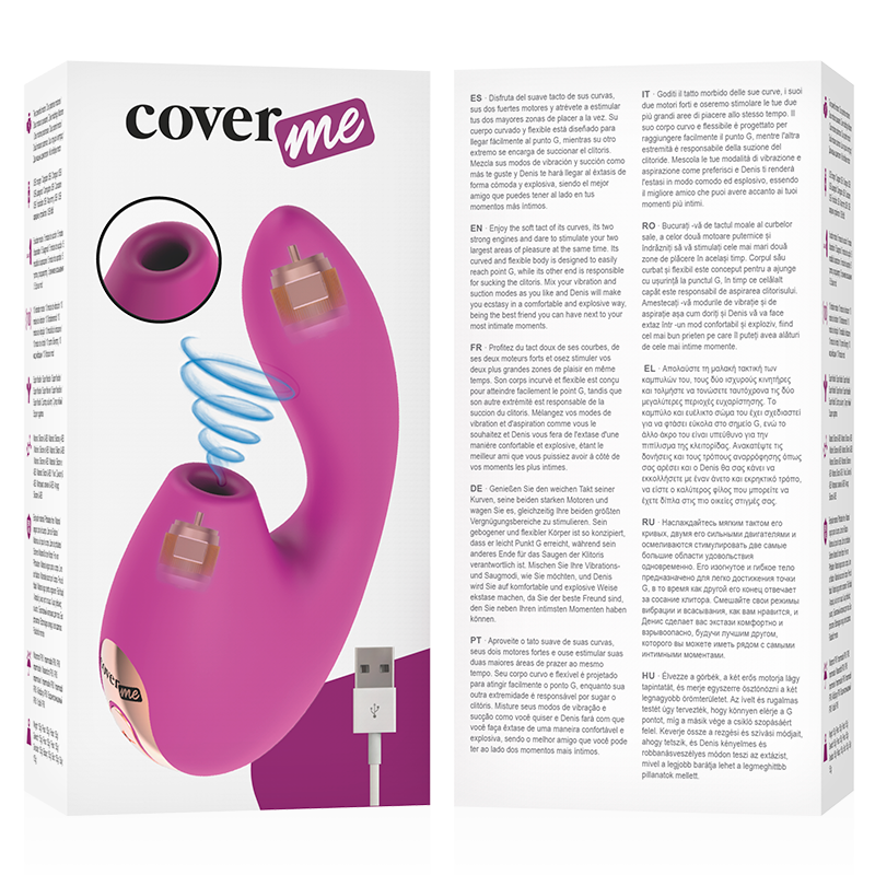 COVERME - KLITORASAUGUNG & LEISTUNGSSTARKER G-SPOT-RUSH-VIBRATOR - Sexotim