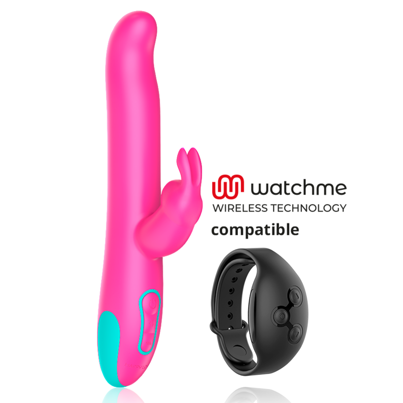 HAPPY LOKY - PLUTO RABBIT VIBRATOR & ROTATOR WATCHME WIRELESS TECHNOLOGIE KOMPATIBEL - Sexotim