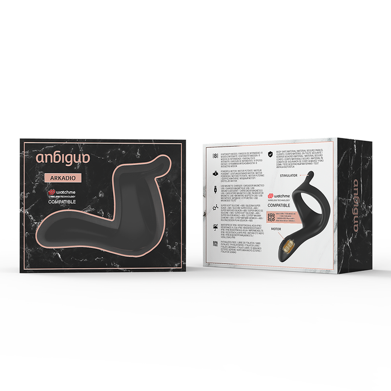 ANBIGUO - ARKADIO DRÜSEN- UND DAMMSTIMULATOR, MIT WATCHME-TECHNOLOGIE - Sexotim