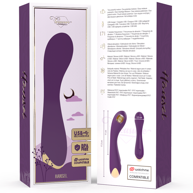 TREASURE - HANSEL G-SPOT VIBRATOR WATCHME WIRELESS TECHNOLOGIE KOMPATIBEL - Sexotim