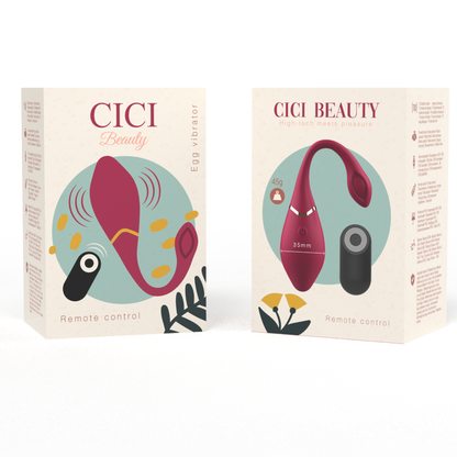 CICI BEAUTY - PREMIUM SILIKON EI VIBRATOR MIT FERNBEDIENUNG - Sexotim