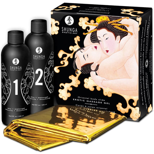 SHUNGA - ORIENTALISCHES MELONE-MANGO-EROTISCHES KÖRPER-ZU-KÖRPER-MASSAGEGEL - Sexotim