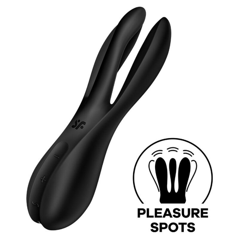 SATISFYER - THREESOME 2 VIBRATOR SCHWARZ - Sexotim