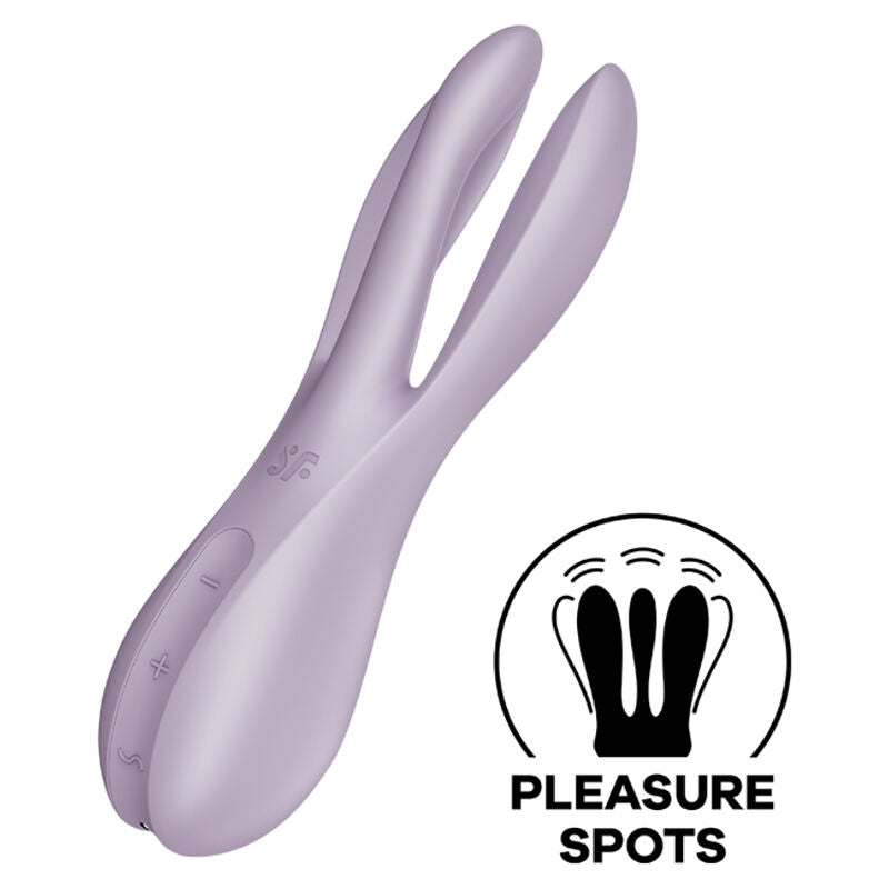 SATISFYER - THREESOME 2 VIBRATOR LILA - Sexotim