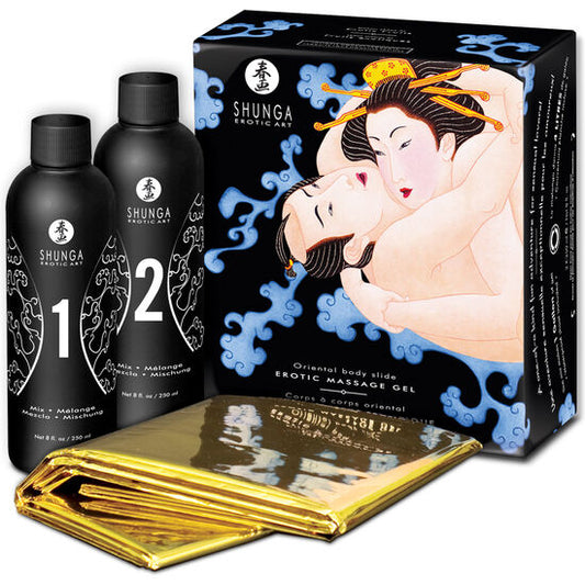 SHUNGA - ORIENTALISCHES BODY-TO-BODY-EROTISCHES MASSAGEGEL MIT EXOTISCHEN FRÜCHTEN - Sexotim