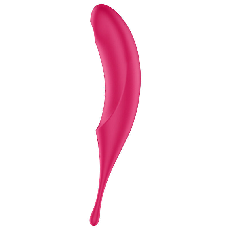 SATISFYER - TWIRLING PRO AIR PULSE STIMULATOR & VIBRATOR ROT / BLAU - Sexotim