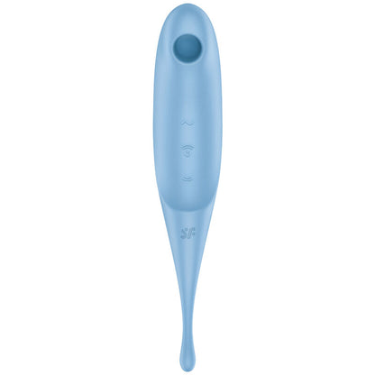 SATISFYER - TWIRLING PRO AIR PULSE STIMULATOR & VIBRATOR ROT / BLAU - Sexotim