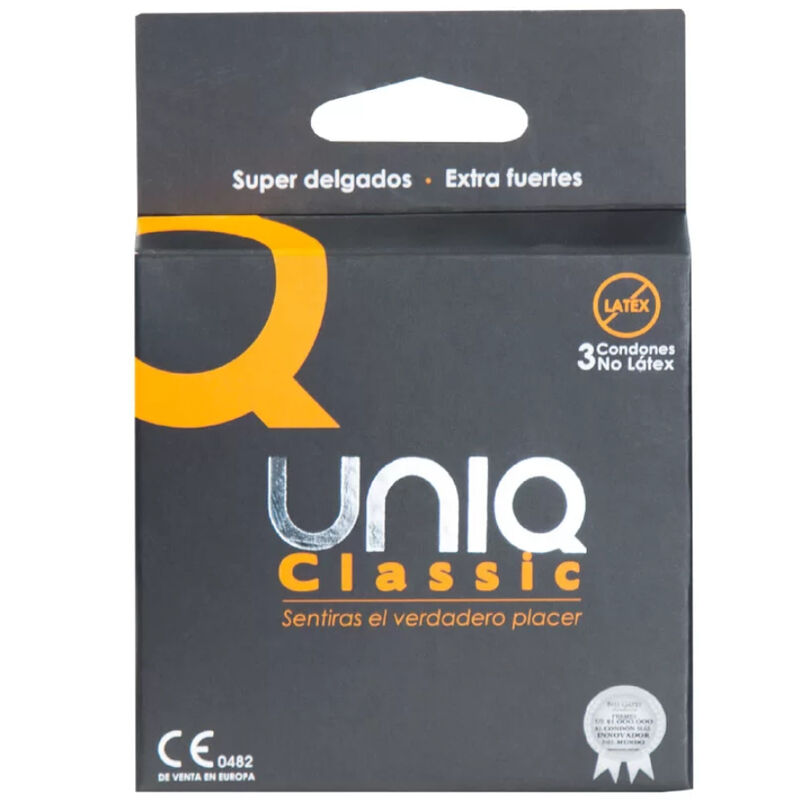 UNIQ - CLASSIC LATEXFREIE KONDOME 3 EINHEITEN - Sexotim