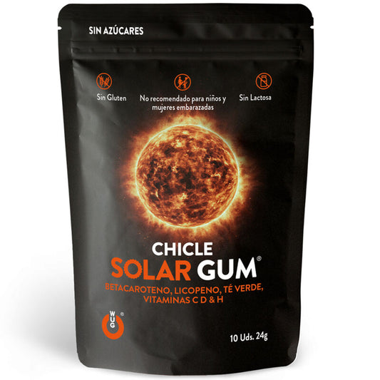 WUG GUM - SOLAR GUM SUN TANNING 10 UNITS - Sexotim