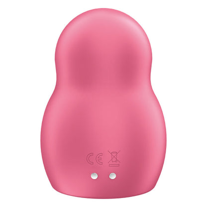 SATISFYER - PRO TO GO 1 DOPPELTER LUFTPULSSTIMULATOR & VIBRATOR ROT / BLAU / GRÜN - Sexotim