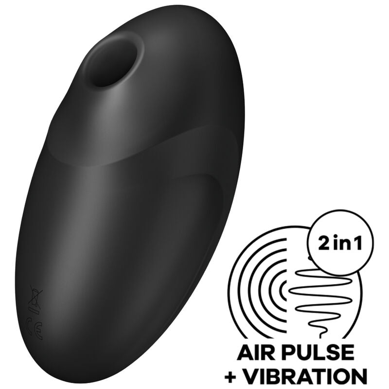 SATISFYER - VULVA LOVER 3 LUFTPULSSTIMULATOR & VIBRATOR ROSA / SCHWARZ - Sexotim