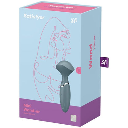 SATISFYER - MINI WOND-ER GRAU / BLAU - Sexotim