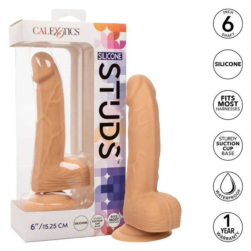 CALEXOTICS - SILIKON-NIETEN 15.24 CM HAUT - Sexotim