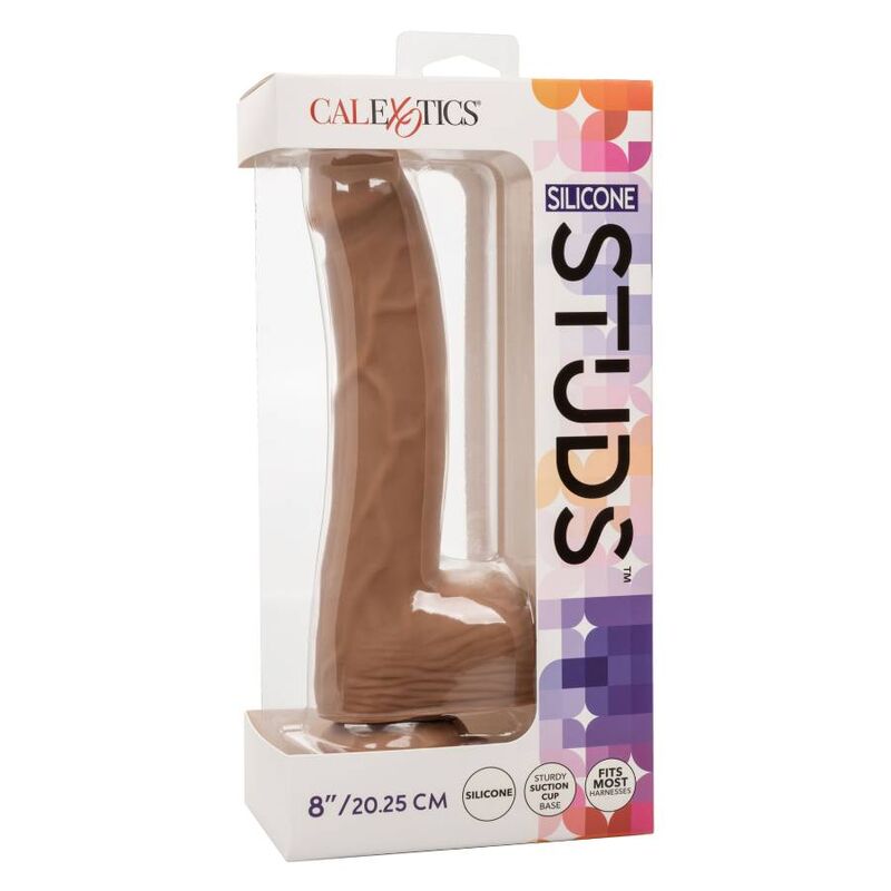 CALEXOTICS - SILIKON-NIETEN 20.32 CM BRAUN - Sexotim