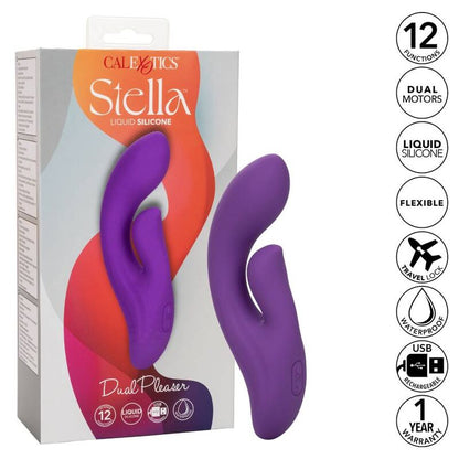 CALEXOTICS - STELLA DUAL PLEASER VIOLET - Sexotim