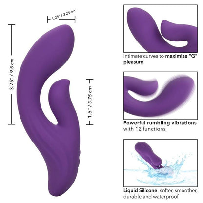 CALEXOTICS - STELLA DUAL PLEASER VIOLET - Sexotim