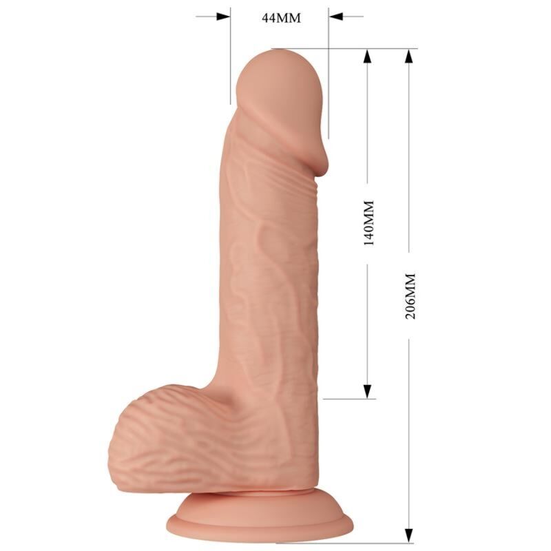 BAILE - SCHÖNE BEGEGNUNG CATOBLEPAS FLEXIBLER REALISTISCHER DILDO 20.6 CM NATÜRLICH - Sexotim