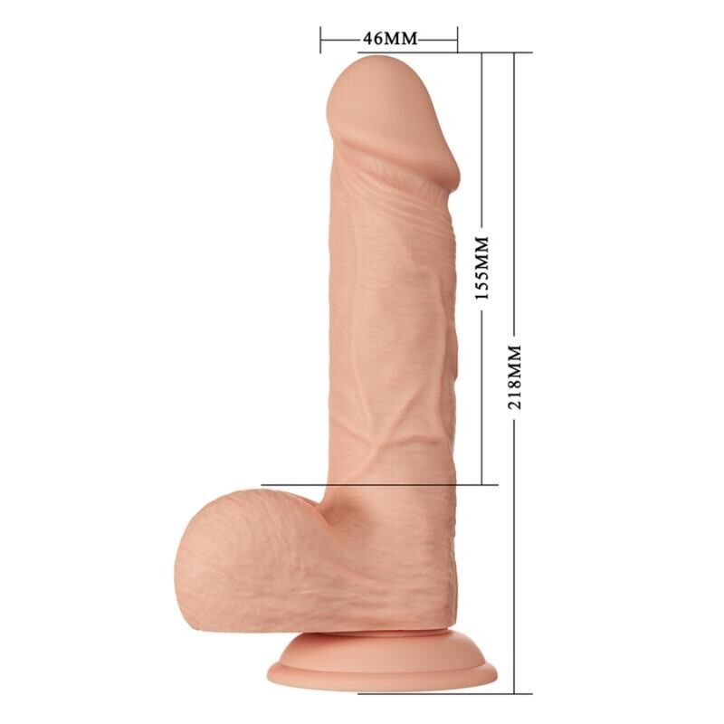 BAILE - SCHÖNE BEGEGNUNG BAHAMUT FLEXIBLER REALISTISCHER DILDO 21.8 CM NATÜRLICH - Sexotim