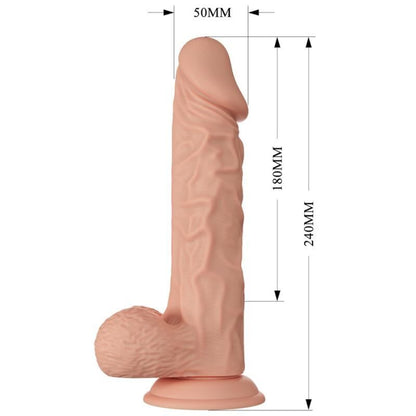 BAILE - SCHÖNE BEGEGNUNG BURAQ FLEXIBLER REALISTISCHER DILDO 24 CM NATÜRLICH - Sexotim