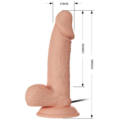 BAILE - SCHÖNE BEGEGNUNG ZEBULON VIBRATION 19.4 CM NATÜRLICH - Sexotim