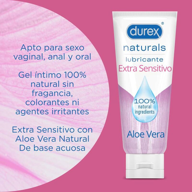 DUREX - NATURALS EXTRA SENSITIVES GLEITMITTEL 100 ML - Sexotim