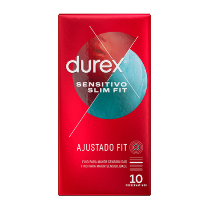 DUREX - SENSITIVO SLIM FIT 10 EINHEITEN - Sexotim