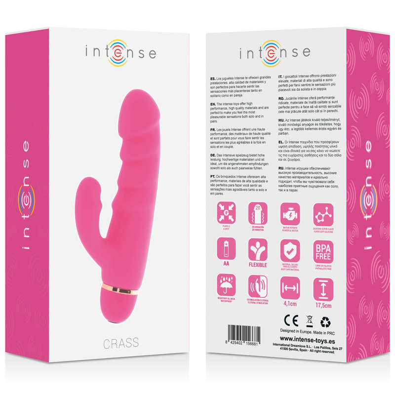 INTENSE - KRASES 20 GESCHWINDIGKEITEN SILIKON ROSA - Sexotim