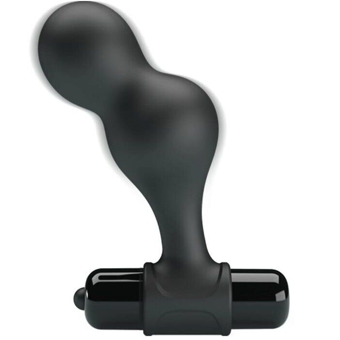 MR PLAY - SCHWARZER SILIKON-VIBRATOR-ANALSTECKER - Sexotim