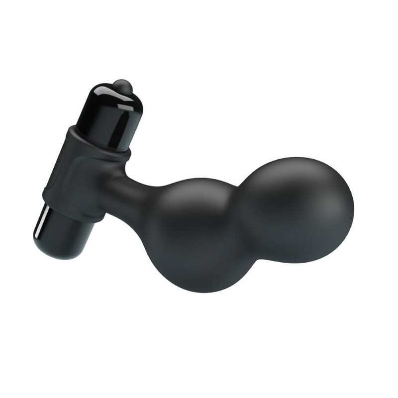 MR PLAY - SCHWARZER SILIKON-VIBRATOR-ANALSTECKER - Sexotim