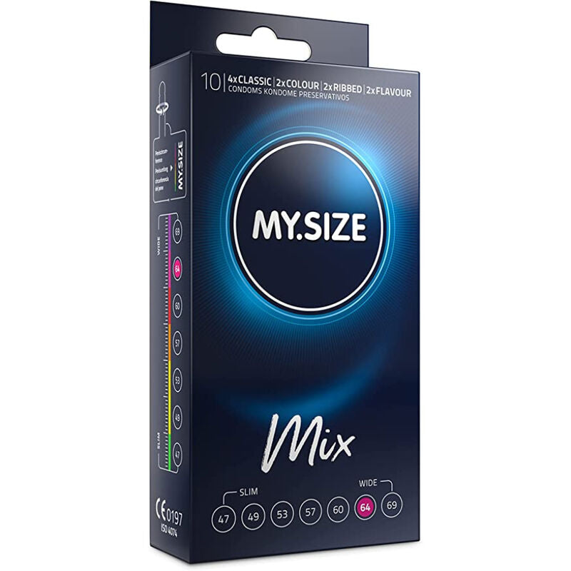 MY SIZE - MIX KONDOME 64 MM 10 EINHEITEN - Sexotim