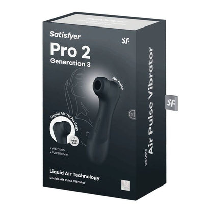 SATISFYER - PRO 2 GENERATION 3 LIQUID AIR TECHNOLOGY GRANAT / SCHWARZ / LILA - Sexotim