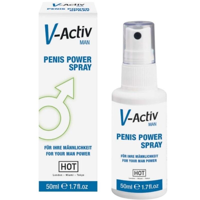 HEISS - V-ACTIV PENIS POWER SPRAY MÄNNER 50ML - Sexotim