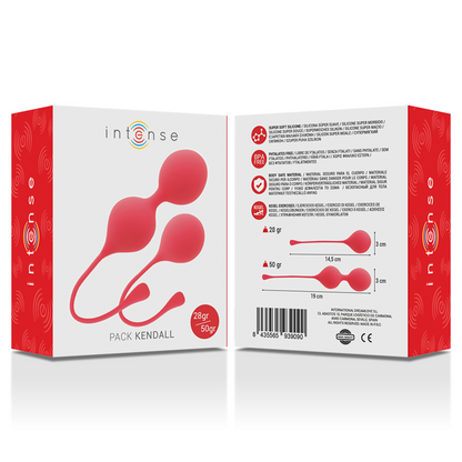 INTENSE - KEGEL BALLS PACK KENDALL RED - Sexotim