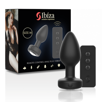 IBIZA - ANAL-PLUG MIT FERNBEDIENUNG, GRÖSSE M - Sexotim
