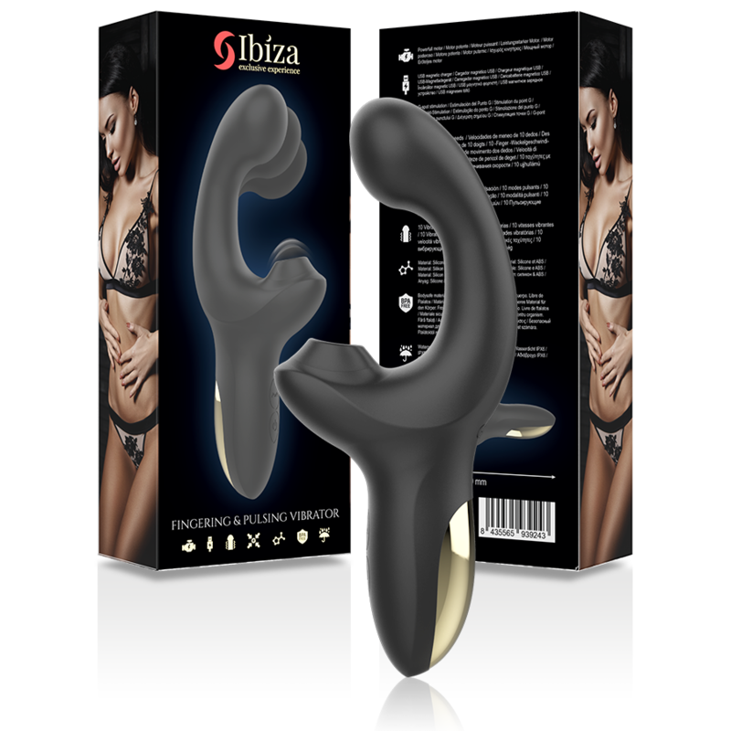 IBIZA - FINGER- UND PULSIERENDER VIBRATOR - Sexotim