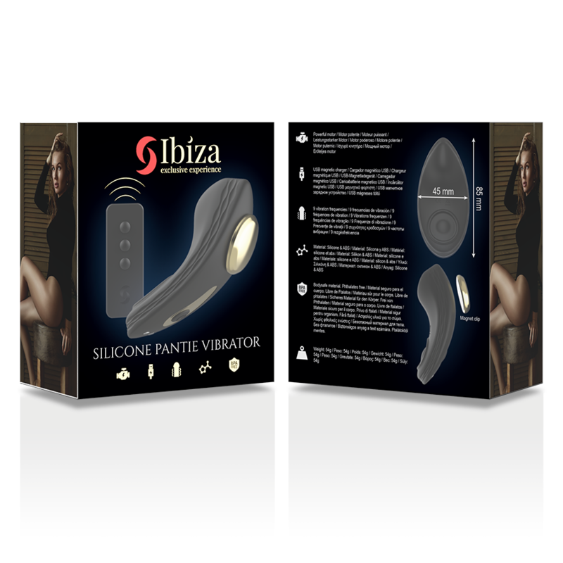 IBIZA - SILIKON-HÖSCHENVIBRATOR MIT FERNBEDIENUNG - Sexotim