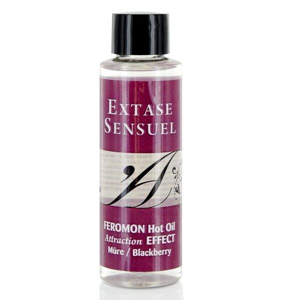 EXTASE SENSUAL - MASSAGEÖL MIT WRMEFFEKT UND BROMBEER PHEROMONEN 100 ML