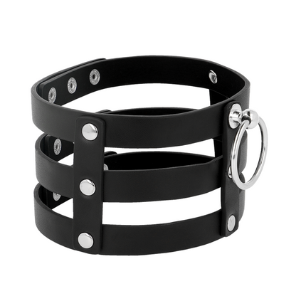 COQUETTE CHIC DESIRE - VEGANES LEDER-HALSBAND IM FETISCH-STIL - Sexotim