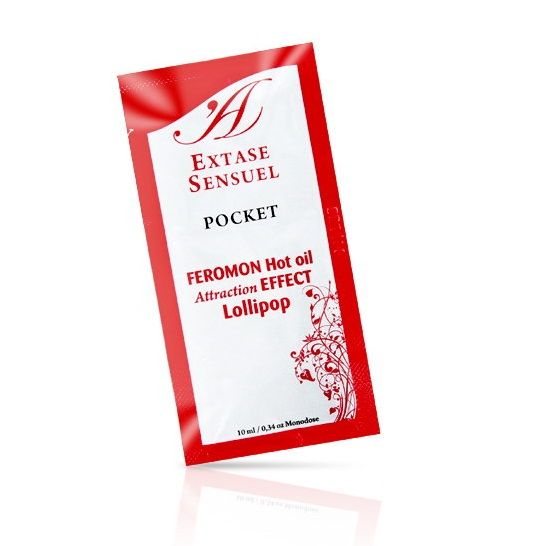 EXTASE SENSUAL - MASSAGEÖL MIT WRMEEFFEKT PHEROMONEN LOLLIPOP 10 ML - Sexotim