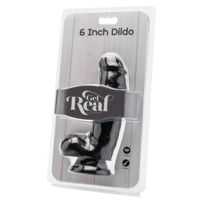 GET REAL - DILDO 12 CM MIT KUGELN SCHWARZ - Sexotim