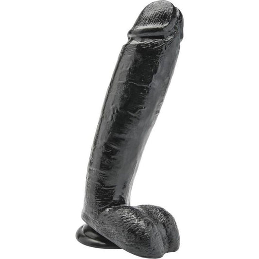 GET REAL - DILDO 25,5 CM MIT KUGELN SCHWARZ - Sexotim